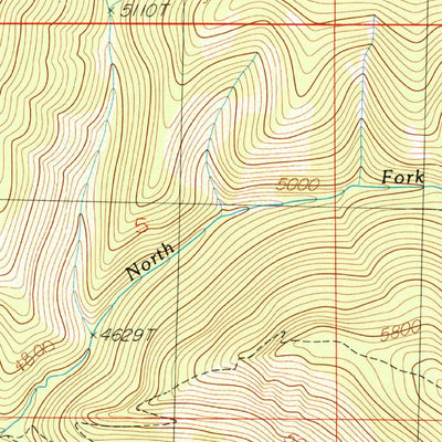 United States Geological Survey Sherlock Peak, ID-MT (1988, 24000-Scale) digital map