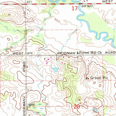 United States Geological Survey Sherman City, MI (1964, 24000-Scale) digital map
