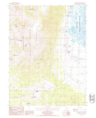 United States Geological Survey Sherman Mountain, NV (1985, 24000-Scale) digital map