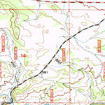 United States Geological Survey Sherman Mountains East, WY (1992, 24000-Scale) digital map