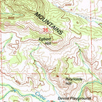 United States Geological Survey Sherman Mountains East, WY (1992, 24000-Scale) digital map