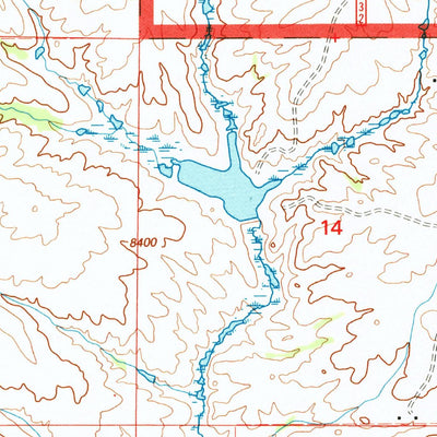 United States Geological Survey Sherman Mountains West, WY (1992, 24000-Scale) digital map