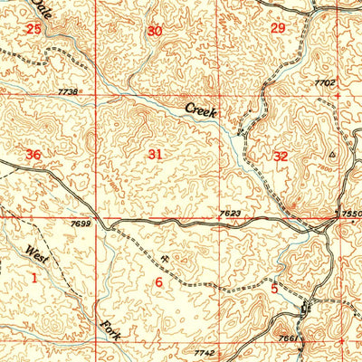United States Geological Survey Sherman Mountains, WY (1950, 62500-Scale) digital map