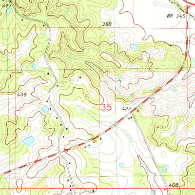 United States Geological Survey Sherman, MS (1980, 24000-Scale) digital map