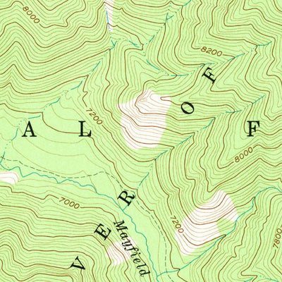 United States Geological Survey Sherman Peak, ID (1963, 24000-Scale) digital map
