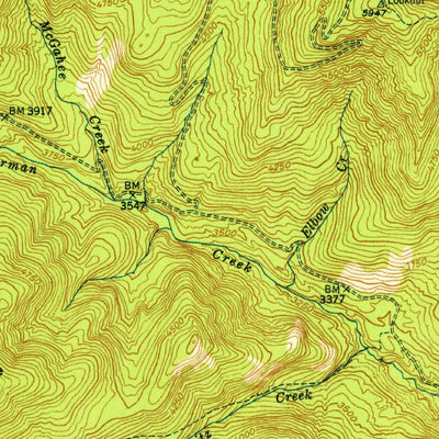 United States Geological Survey Sherman Peak, WA (1951, 62500-Scale) digital map