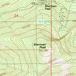 United States Geological Survey Sherman Peak, WA (1985, 24000-Scale) digital map