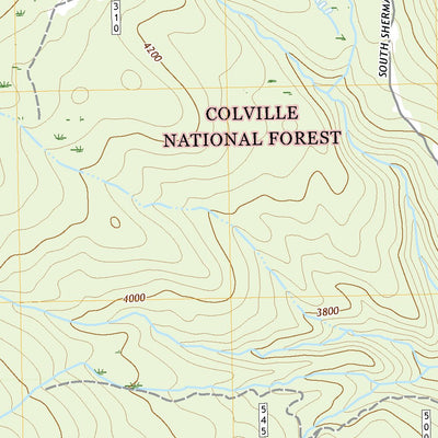 United States Geological Survey Sherman Peak, WA (2020, 24000-Scale) digital map