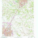 United States Geological Survey Sherman, TX (1958, 24000-Scale) digital map