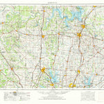 United States Geological Survey Sherman, TX-OK (1954, 250000-Scale) digital map