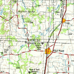 United States Geological Survey Sherman, TX-OK (1954, 250000-Scale) digital map