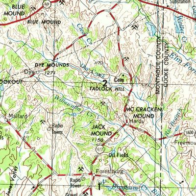 United States Geological Survey Sherman, TX-OK (1954, 250000-Scale) digital map