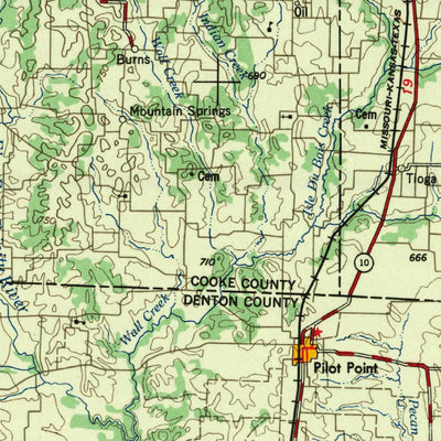 United States Geological Survey Sherman, TX-OK (1958, 250000-Scale) digital map
