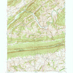 United States Geological Survey Shermans Dale, PA (1952, 24000-Scale) digital map