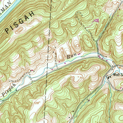 United States Geological Survey Shermans Dale, PA (1952, 24000-Scale) digital map