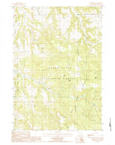 United States Geological Survey Sherrard Hill, WY (1984, 24000-Scale) digital map