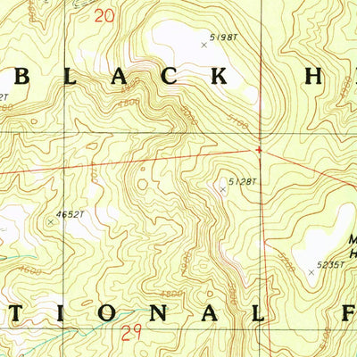 United States Geological Survey Sherrard Hill, WY (1984, 24000-Scale) digital map