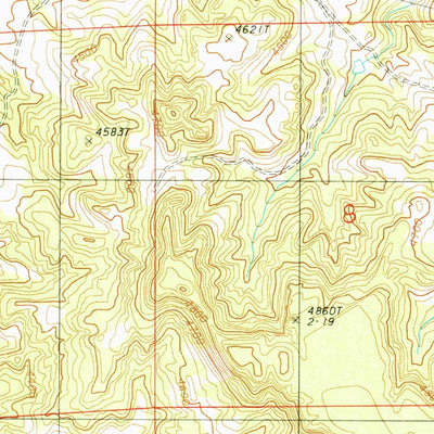 United States Geological Survey Sherrard Hill, WY (1984, 24000-Scale) digital map