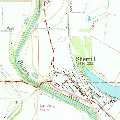 United States Geological Survey Sherrill, AR (1963, 24000-Scale) digital map