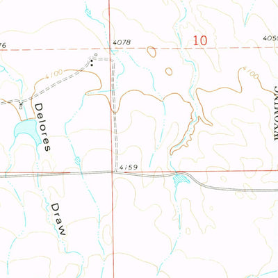 United States Geological Survey Sherrill Hills, WY-NE (1978, 24000-Scale) digital map
