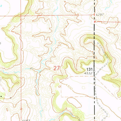 United States Geological Survey Sherrill Hills, WY-NE (1978, 24000-Scale) digital map