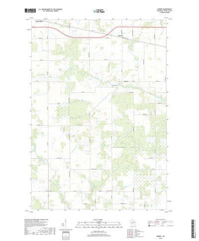 United States Geological Survey Sherry, WI (2018, 24000-Scale) digital map