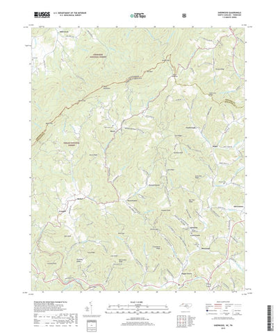 United States Geological Survey Sherwood, NC (2019, 24000-Scale) digital map