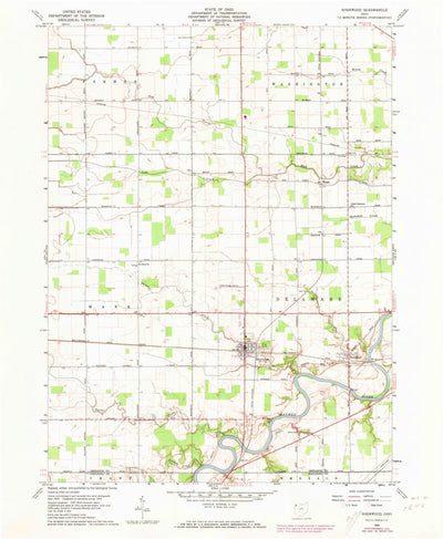 United States Geological Survey Sherwood, OH (1960, 24000-Scale) digital map