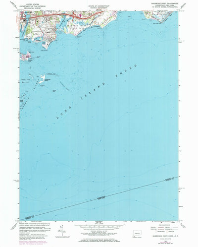 United States Geological Survey Sherwood Point, CT-NY (1960, 24000-Scale) digital map