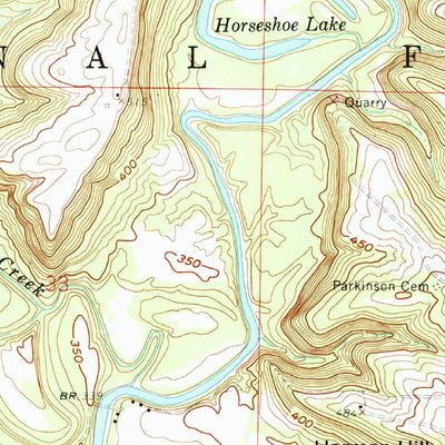 United States Geological Survey Shetlerville, IL-KY (1959, 24000-Scale) digital map