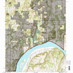 United States Geological Survey Shetlerville, IL-KY (1996, 24000-Scale) digital map