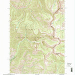 United States Geological Survey Shewag Lake, ID-MT (1997, 24000-Scale) digital map