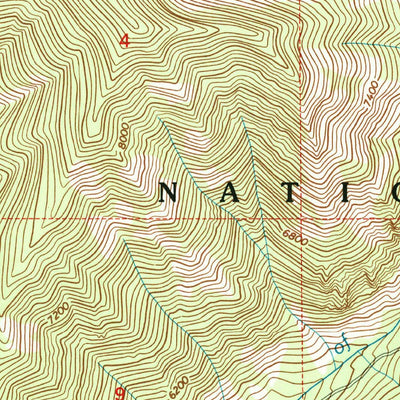 United States Geological Survey Shewag Lake, ID-MT (1997, 24000-Scale) digital map