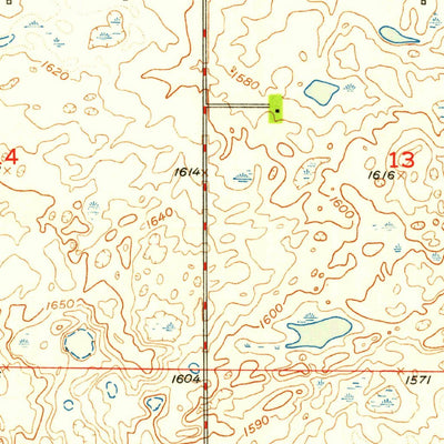 United States Geological Survey Sheyenne, ND (1950, 24000-Scale) digital map