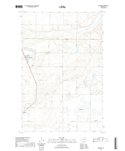 United States Geological Survey Sheyenne, ND (2020, 24000-Scale) digital map