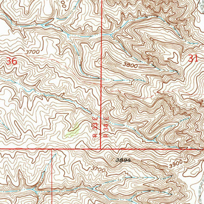United States Geological Survey Shick Ranch, MT (1960, 24000-Scale) digital map