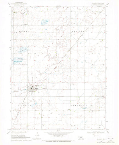 United States Geological Survey Shickley, NE (1969, 24000-Scale) digital map