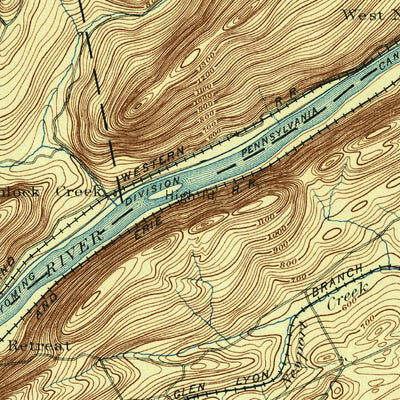United States Geological Survey Shickshinny, PA (1894, 62500-Scale) digital map