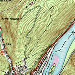 United States Geological Survey Shickshinny, PA (1954, 24000-Scale) digital map