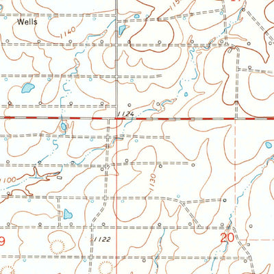 United States Geological Survey Shidler, OK (1964, 24000-Scale) digital map