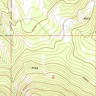 United States Geological Survey Shield Mountain, CO (1962, 24000-Scale) digital map