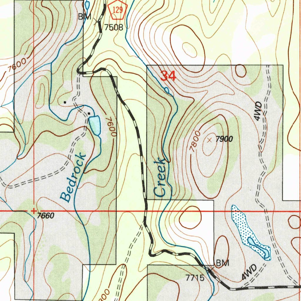 Shield Ranch Map Shield Mountain, CO (2000, 24000-Scale) Map by United States Geological ...