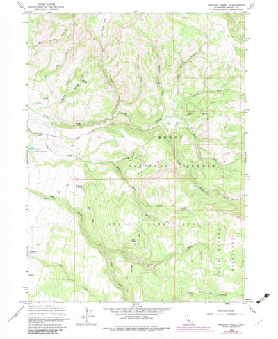 United States Geological Survey Shields Creek, CA (1963, 24000-Scale) digital map
