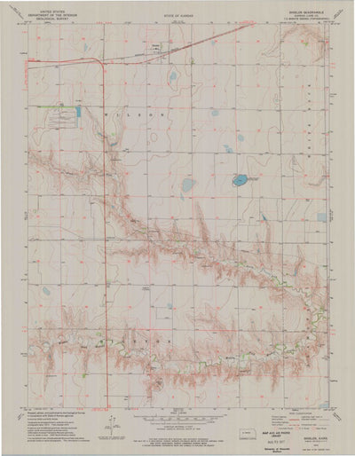 United States Geological Survey Shields, KS (1974, 24000-Scale) digital map