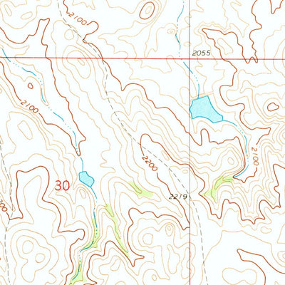 United States Geological Survey Shields SW, ND (1971, 24000-Scale) digital map