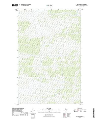 United States Geological Survey Shilling Dam NE, MN (2019, 24000-Scale) digital map