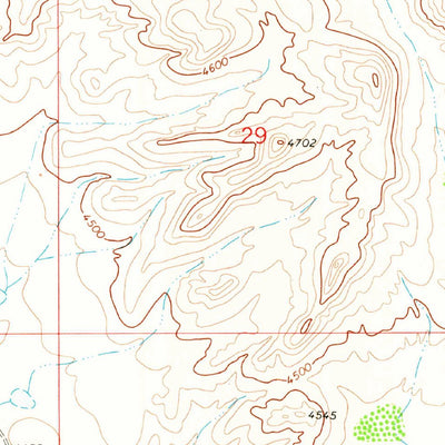 United States Geological Survey Shiloh Hills, NM (1970, 24000-Scale) digital map