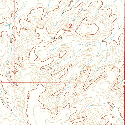 United States Geological Survey Shiloh Hills, NM (1970, 24000-Scale) digital map