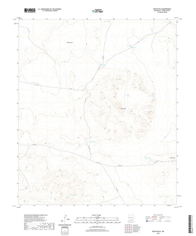 United States Geological Survey Shiloh Hills, NM (2020, 24000-Scale) digital map