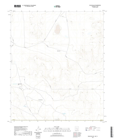 United States Geological Survey Shiloh Hills SE, NM (2020, 24000-Scale) digital map